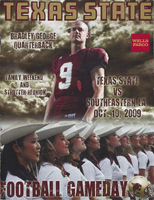 Texas State vs. Southeastern Louisiana Football Game Day Program, 2009